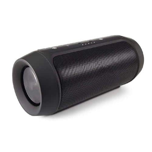 Wireless Bluetooth Multimedia Stereo Speaker Connecting with Mobile/Tablet/Laptop/Memory Card/Aux for All Android and iOS Smartphones [Black]