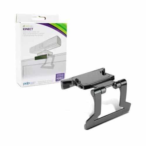 Tv Mount Bracket Clip Stand Xbox 360 Kinect Camera Sensor (Black)