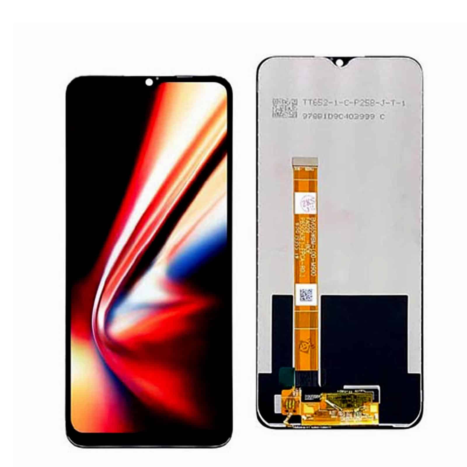 LCD + Touch Screen Mobile Display for Oppo Realme 5 Black - Model Number RMX1911