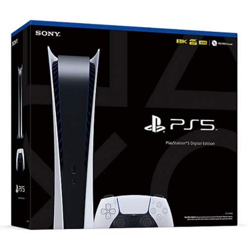 SONY PlayStation 5 PS5 Digital Edition 825 GB with Astro's Playroom (White)