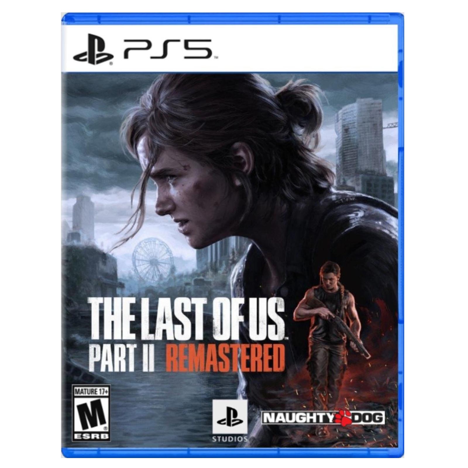 The Last of Us Part II Remastered PS5 Experience Ellie and Abby’s emotional journeys, remastered for PS5. Play the winner of over 300 Game of the Year awards, remastered for the PlayStation®5 console. Relive or play for the first time Ellie and Abby’s story, now with graphical enhancements, new gameplay modes like the roguelike survival experience No Return, full DualSense™ wireless controller integration, and more.. The Last of Us Part II Remastered PS5