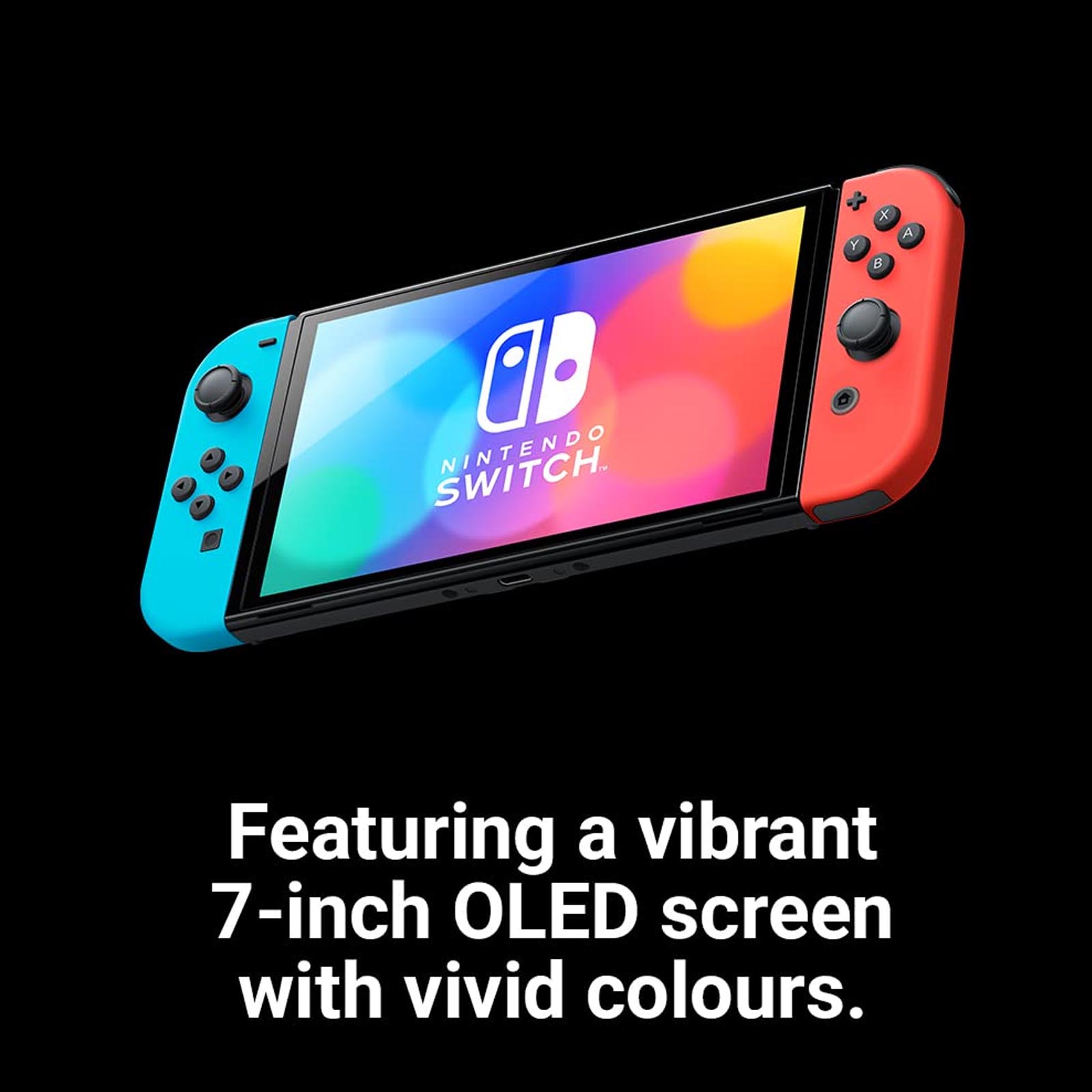 NINTENDO Switch Oled 64 GB Neon Blue Red Edition