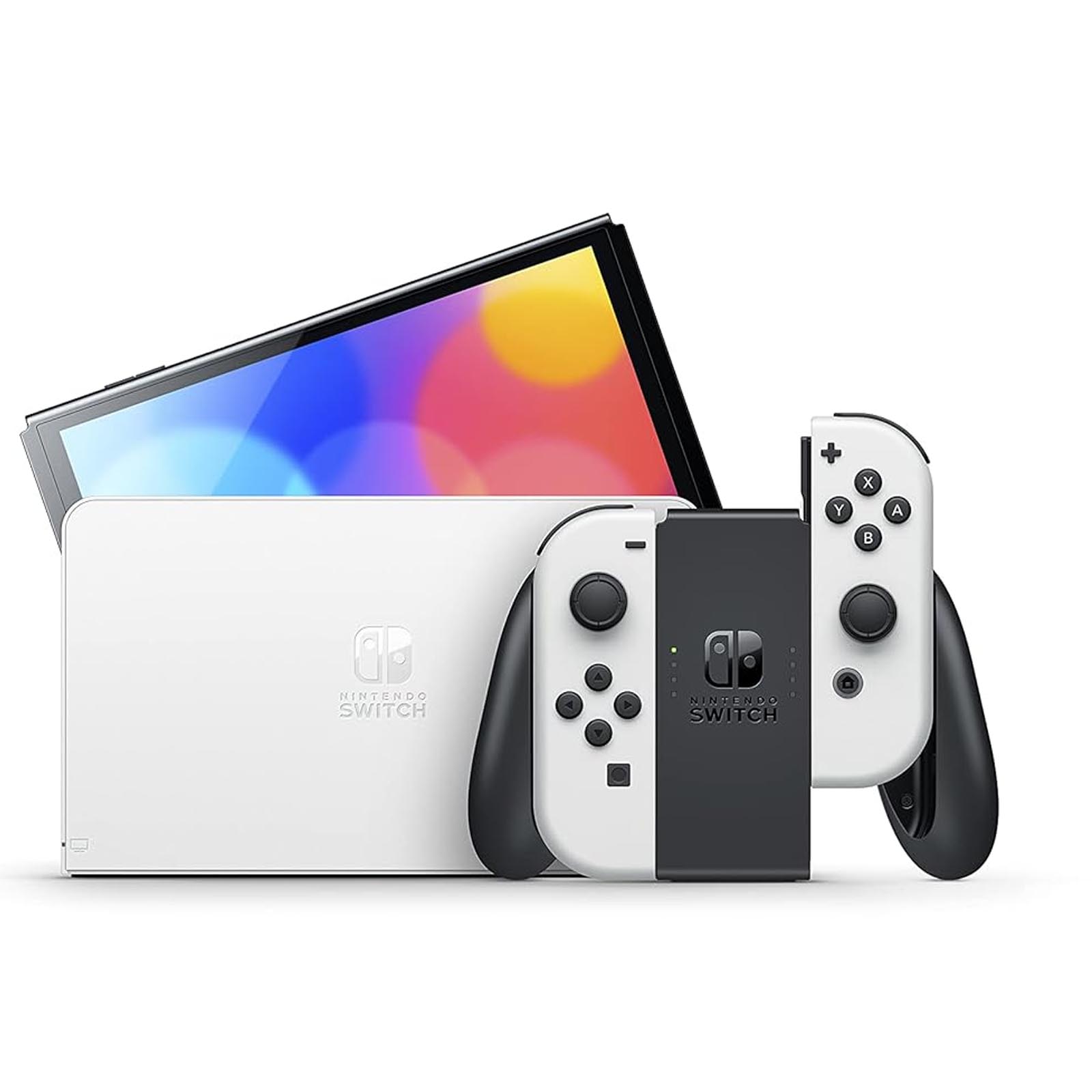 Nintendo Switch OLED with Joy-Con White and Black